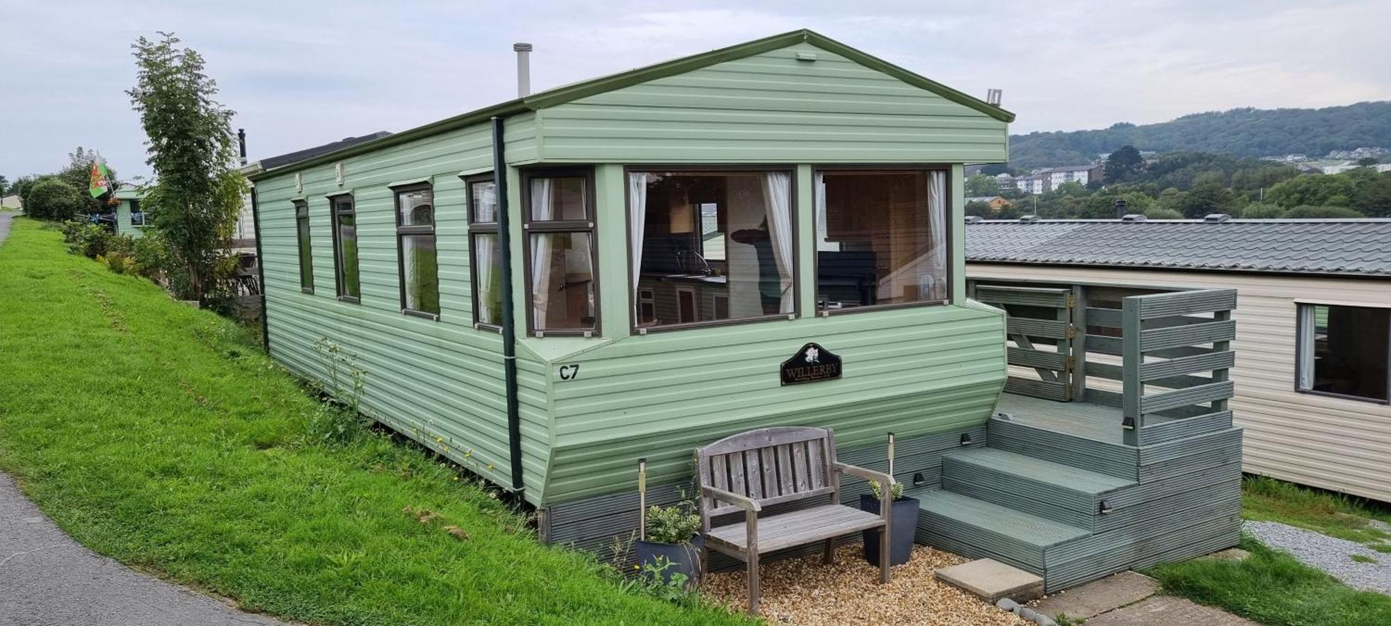 Spacious 2 Bedroomed Mobile Home آبيريستويث المظهر الخارجي الصورة